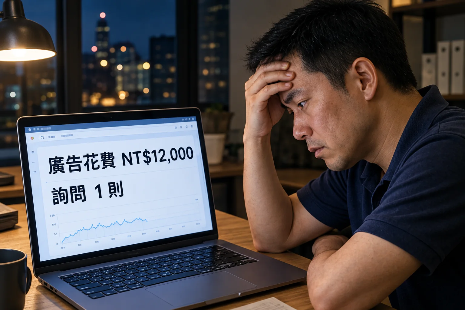 廣告花了一萬二，只換到一則詢問