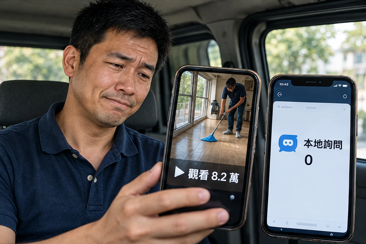 短影音八萬觀看，本地詢問零