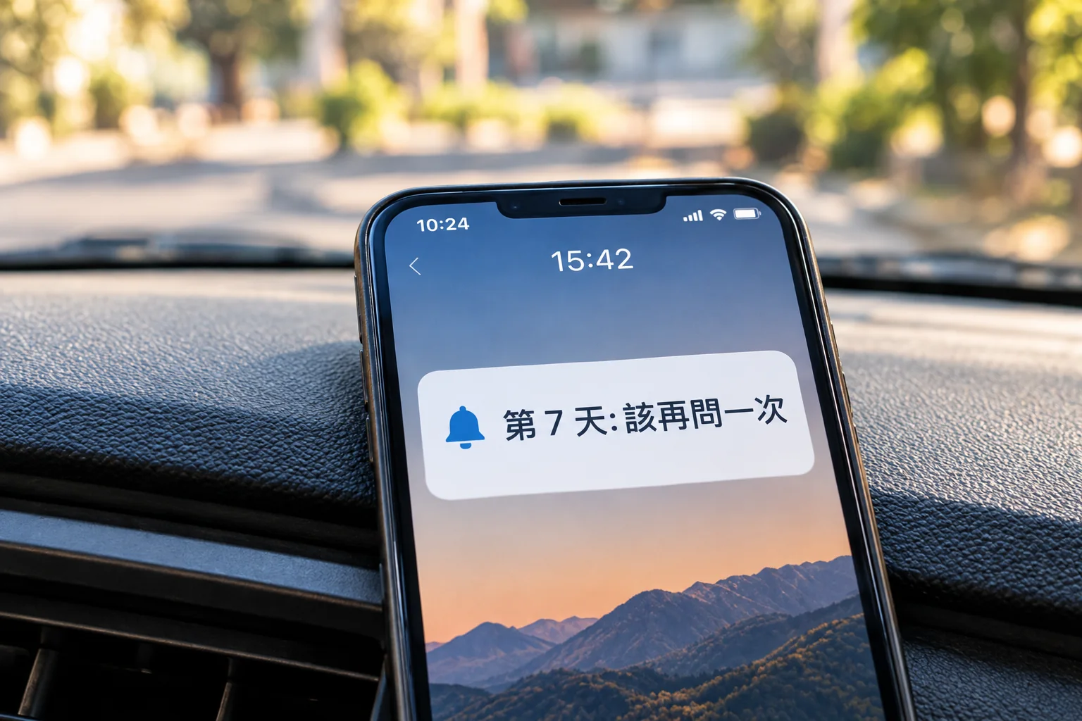 第七天提醒再問一次