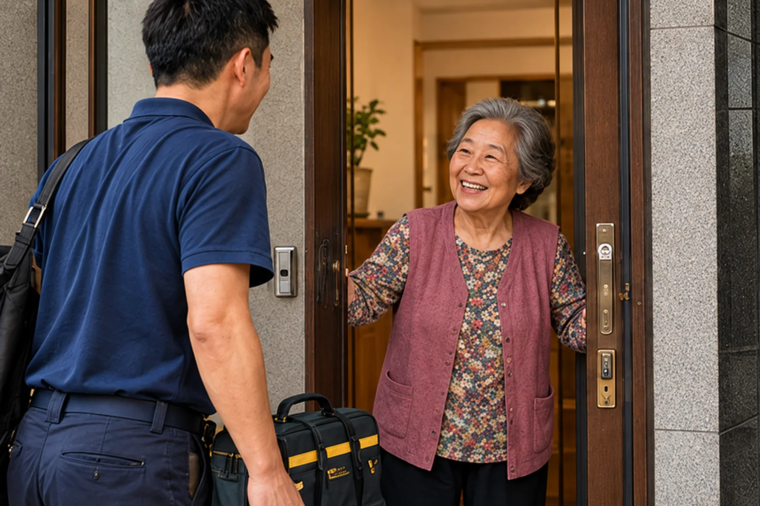 老客人再回來